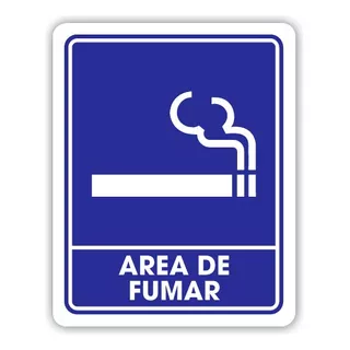 Señalamiento Área De Fumar 35x50