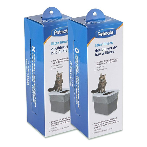 Petmate Top Entry Litter Pan Liners (2)