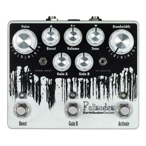 Pedal Earthquaker Devices Palisades Mega Ultimate Overdrive Color Blanco