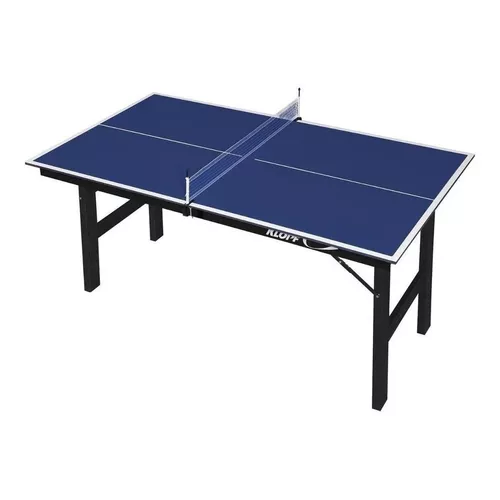 Mesa de ping pong Klopf 1016 fabricada em MDF 15mm Medidas Oficias Azul