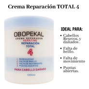 Crema Reparación Obopekal Total 4 Cabello Muy Dañado Reseco