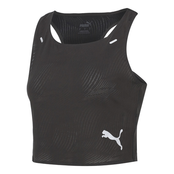 Top Puma Correr Ultraspun Mujer Negro