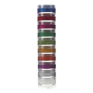 Glitter Cremoso Kit Com 10 Cores Pote 4 G Cada - Colormake
