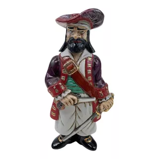 Antiga Garrafa Porcelana Pirata Colecionavel