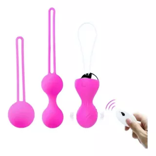 Bolas Vibradoras Para Fortalecimiento Vaginal  Kegel Kit X3 