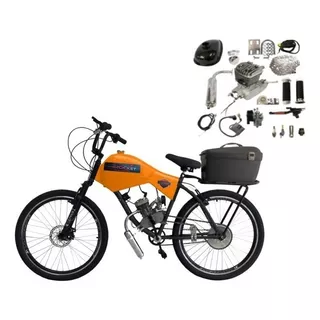 Bicicleta Motorizada Carenada Cargo Fr/disk -kit&bikedesmont Cor Laranka Ktm