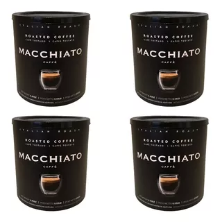 Cafe Macchiato Grano - 4 Latas X 250 Gramos (1kg)