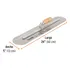 Llana De Base Redonda 61x13cm Mango Madera Truper