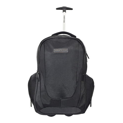 Mochila Rodante Kenneth Cole® Impermeable Porta Laptop 16 Color Negro