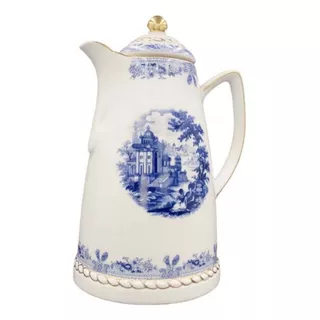 Garrafa Térmica Porcelana Flores Chá E Café - Le Château