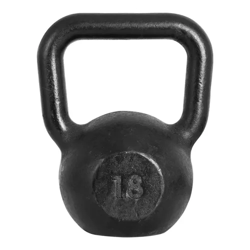 Kettlebell Dumbell Pintado 24kg Musculação Funcional Sumô Cor Preto