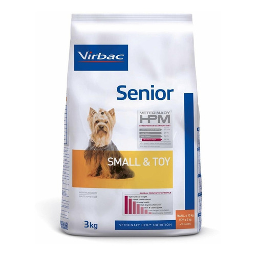 Virbac Veterinary Hpm Dog Senior Small & Toy 3 Kg