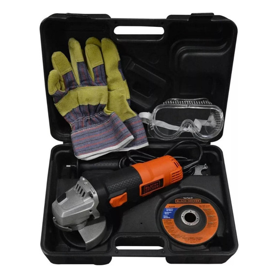 Pulidora Black And Decker 4 1/2 820w Estuche Y Accesorios