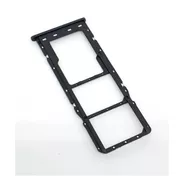 Bandeja Porta Chip Sim Samsung A01 A015 Negro