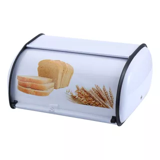 Panera C/tapa Acero Inox.34x23x14.5cm Tunda Uy