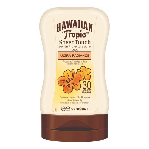 Protector solar  Hawaiian Tropic  Sheer Touch 30FPS  en loción 120mL