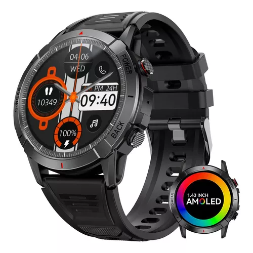 VWAR-reloj inteligente Stratos 3 para hombre, pulsera con GPS, Pantalla  AMOLED de 1,43 pulgadas, Monitor de Salud 24H, resistente al agua IP68,  Bluetooth, llamadas, militar, Strava - AliExpress