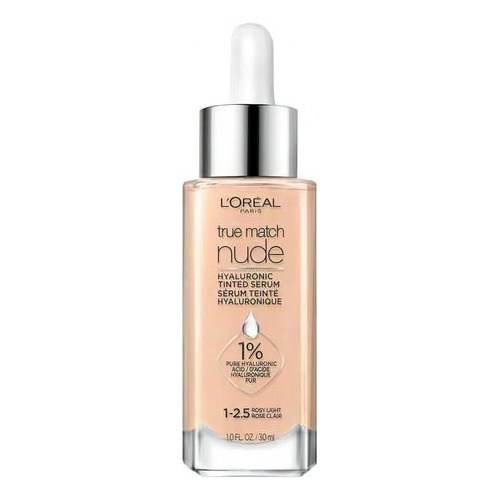 Base de maquillaje en sérum L'Oréal Paris True Match Tinted Serum Hyaluronic Tinted Serum tono rosy light 1-2.5 - 30mL 30g