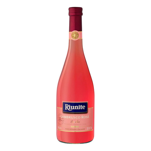 Vino Rosado Italiano Riunite Lambrusco Rosé 750ml