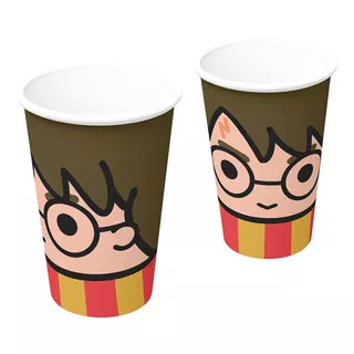 Copo De Papel 200ml Festa Harry Potter Kids  - 08 Unidades