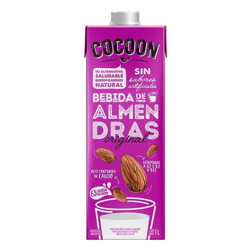 Bebida De Almendras Original Cocoon Sin Tacc X 1 Litro