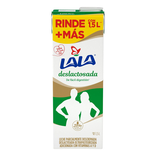 Leche Uht Lala Semi Deslactosada 1.5l