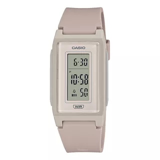 Reloj Mujer Casio Lf-10wh-4df Ag Of Local Barrio Belgrano Color De La Malla Rosa Color Del Bisel Rosa Color Del Fondo Rosa