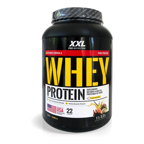 Whey Protein 1kg Xxl Pro Nutrition Sabor Vainilla