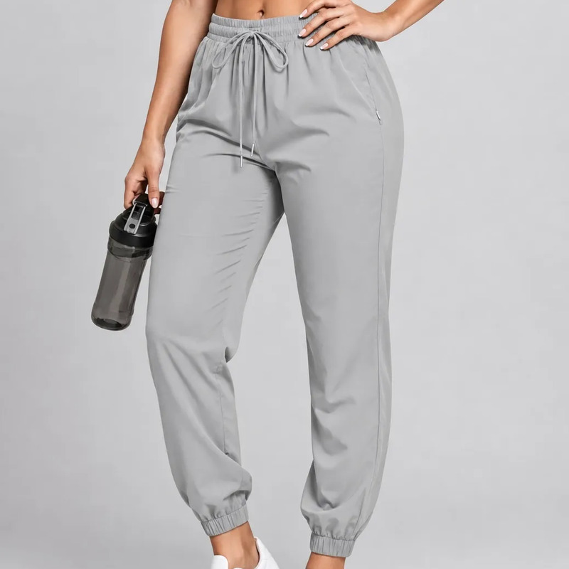 Calça Jogger Tactel Soltinha Slim Academia Esportiva