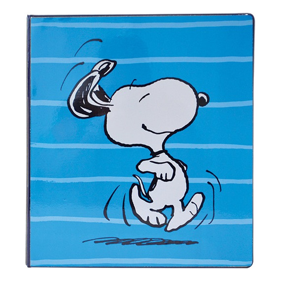 Carpeta Carta Encapsulada Snoopy De 1 Pulgada Danpex Color Azul