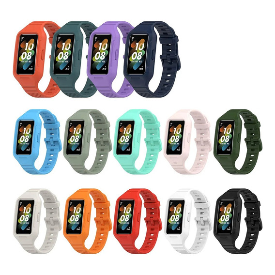 Correa De Silicona Completa Para Smartband Huawei Band 7 Y 6