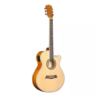 Guitarra Acústica Deviser L-706 Para Diestros Natural Brillante