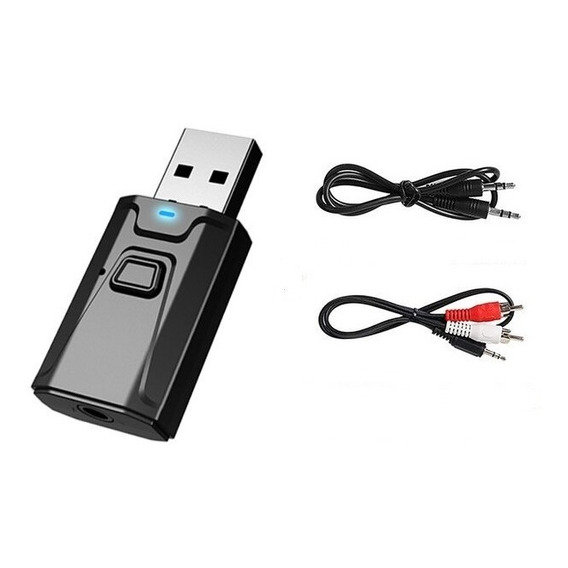 Receptor Y Transmisor Audio Usb Bluetooth 5.0 Tv Pc Vehículo