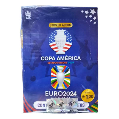 Caja De 50 Sobres Copa América 2024 3 Reyes