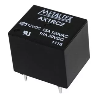 400pç - Rele Ax1rc2 12vcc 15a - Metaltex