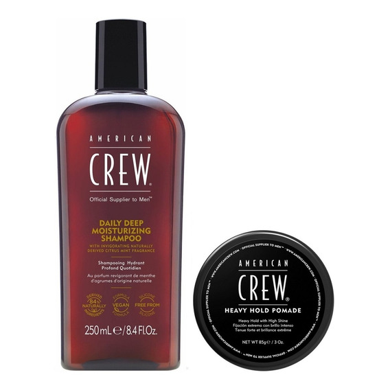 Shampoo Hidratante +cera Heavy Hold Pomade American Crew Men