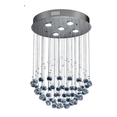 Colgante Esfera Cairel 5 Luces Gu10 Apto Led 50cm G13 Tz 