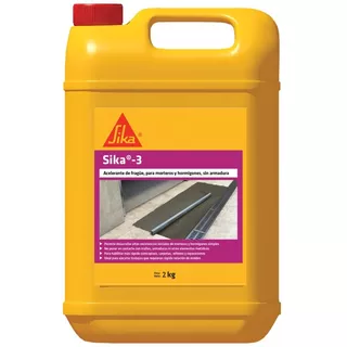 Sika 3 Acelerante De Frague X 2 Kg Mezcla Sellador