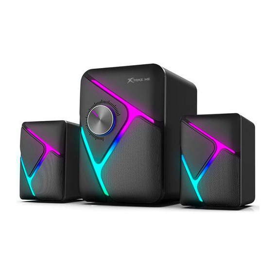 Parlantes 2.1 Xtrike Me Sk-610 Con Iluminación Rgb Oferta