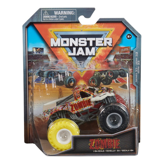 Monster Jam Vehiculo 1.64 Metal Zombie Int 6067658