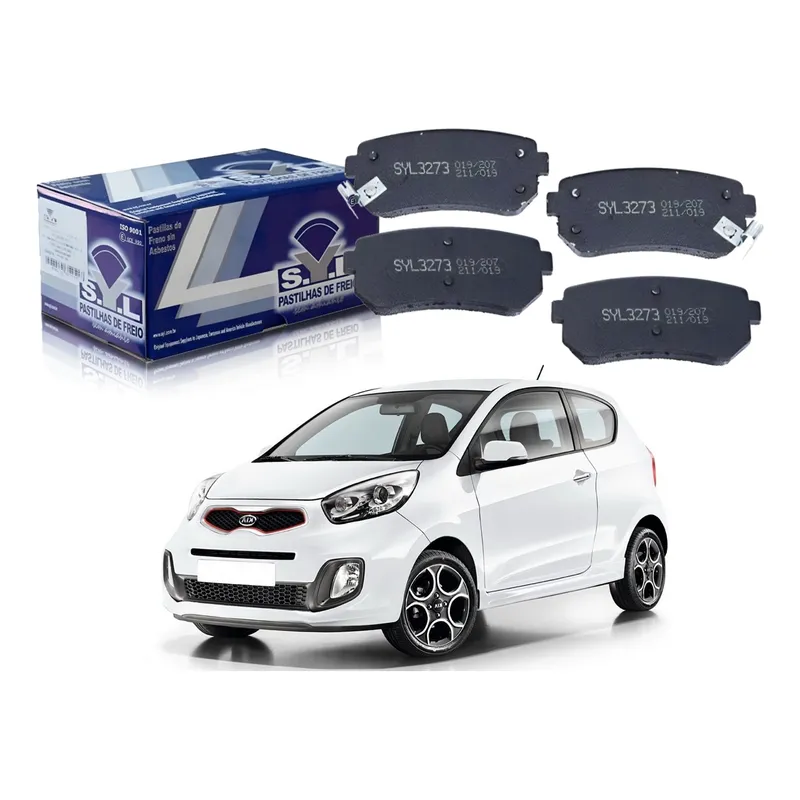 Pastilha Freio Traseira Syl Picanto 1.0 2012 A 2019