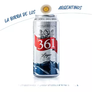 Pack X 24 Cerveza Artesanal 361 Light Lager Premiada Lata
