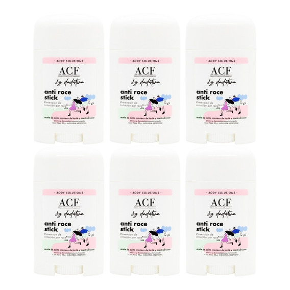 Acf Dadatina Anti Roce Stick Prevención Irritación X6 6c