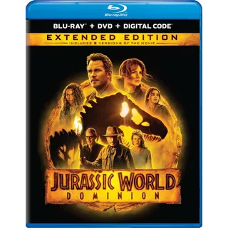 Blu-ray + Dvd Jurassic World Dominion / Extended Edition