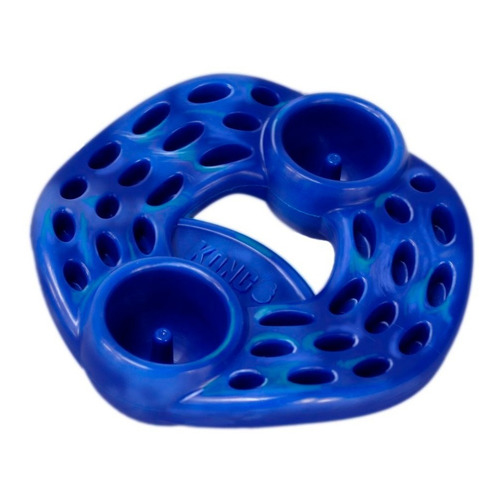 Kong Duratreat Ring Large - Juguete Para Perros Color Azul Metalico