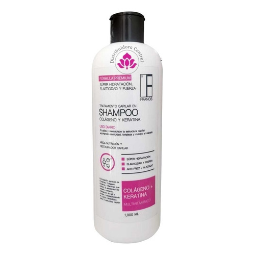  Shampoo Colageno Y Keratina Francis® 1lt