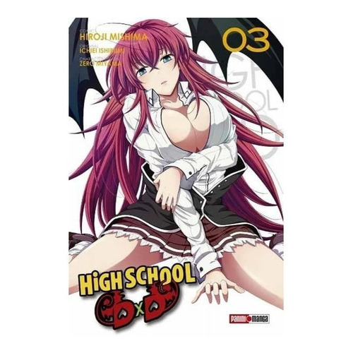 High School Dxd N.3, De Hiroji Mishima. Serie High School Dxd, Vol. 3.0. Editorial Panini, Tapa Blanda En Español, 2018