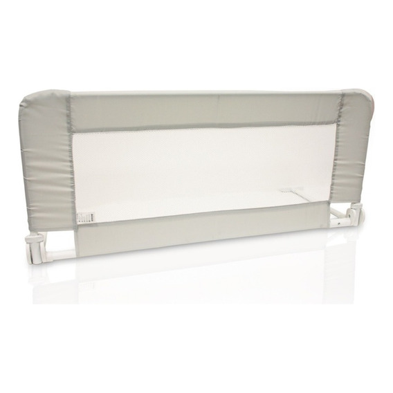 Baranda Cama Y Sommier Plegable  Baby Innovation Seguridad Color Gris Tela