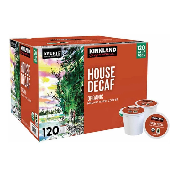 Kirkland Keurig Cafe Descafeinado House Decaf  120 K-cups