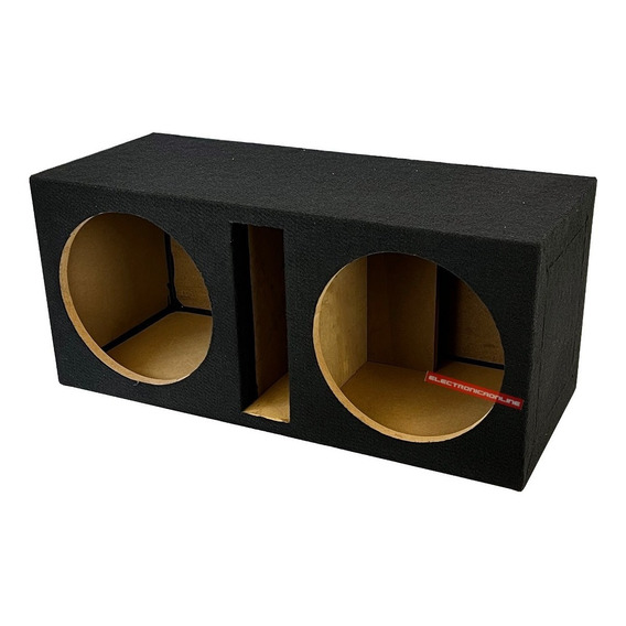 Cajon Rebote Para 2 Woofer 12 Pulgadas Mdf Porteado 